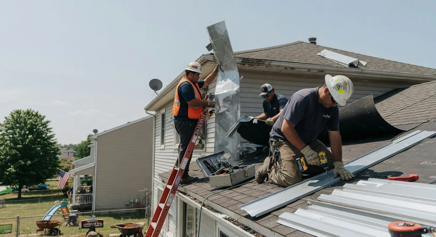 Storm Damage Metal Roof Repair in Porterdale, GA